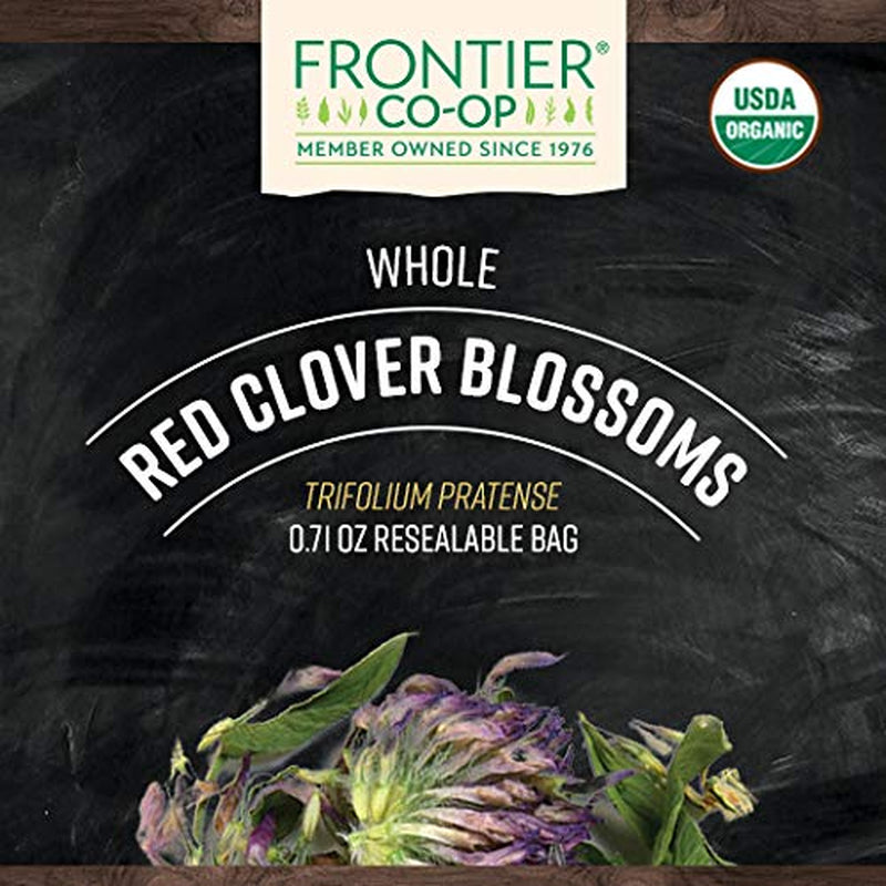 Organic Whole Red Clover Blossoms, 0.71Oz - Fragrant, Natural and Versatile for Garnishes and Red Clover Tea - Kosher, Non-Irradiated