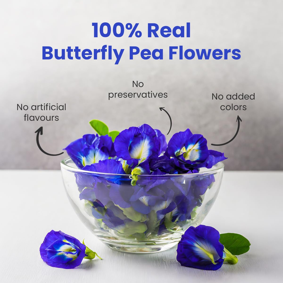 - Butterfly Pea Flower Tea - 2.11 Oz (150+ Cups) | Antioxidant Rich | Chemical Free - Herbal Tea - Caffeine Free - Non Bitter - No Preservatives | Zipper Pack