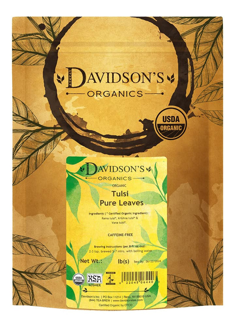 Organics, Tulsi Pure Leaves, Loose Leaf Tea, 16-Ounce Bag